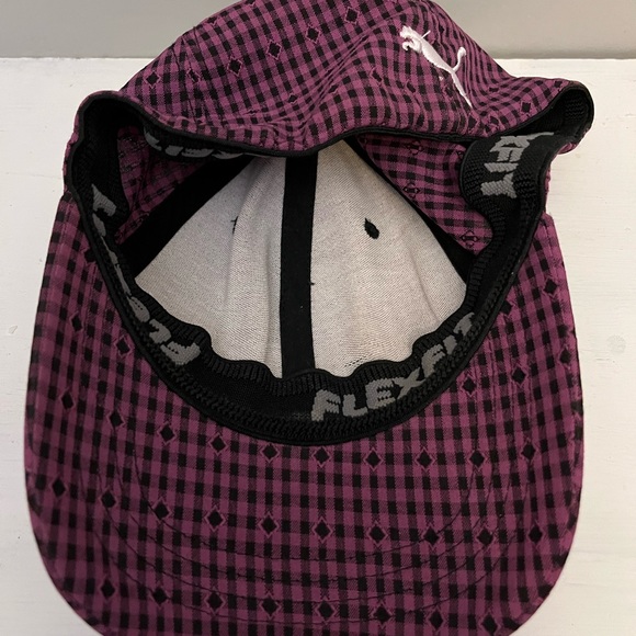 Puma hat purple checkered - Picture 5 of 7